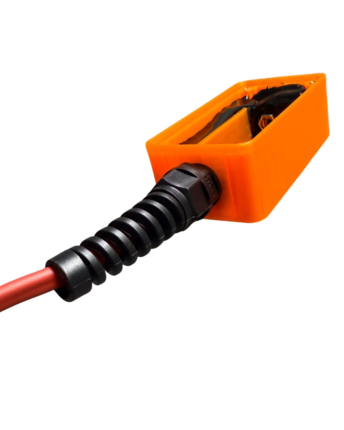 Εσωτερική διάταξη χειροποίητου tester συνέχειας καλωδίων με buzzer και 3D printed κουτί PETG