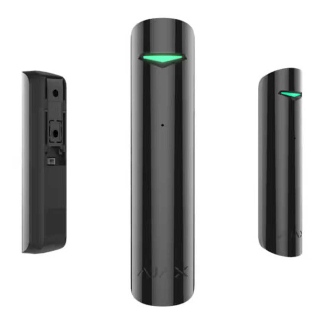 Ajax GlassProtect Jeweller Μαύρο – Αισθητήρας Θραύσης Γυαλιού