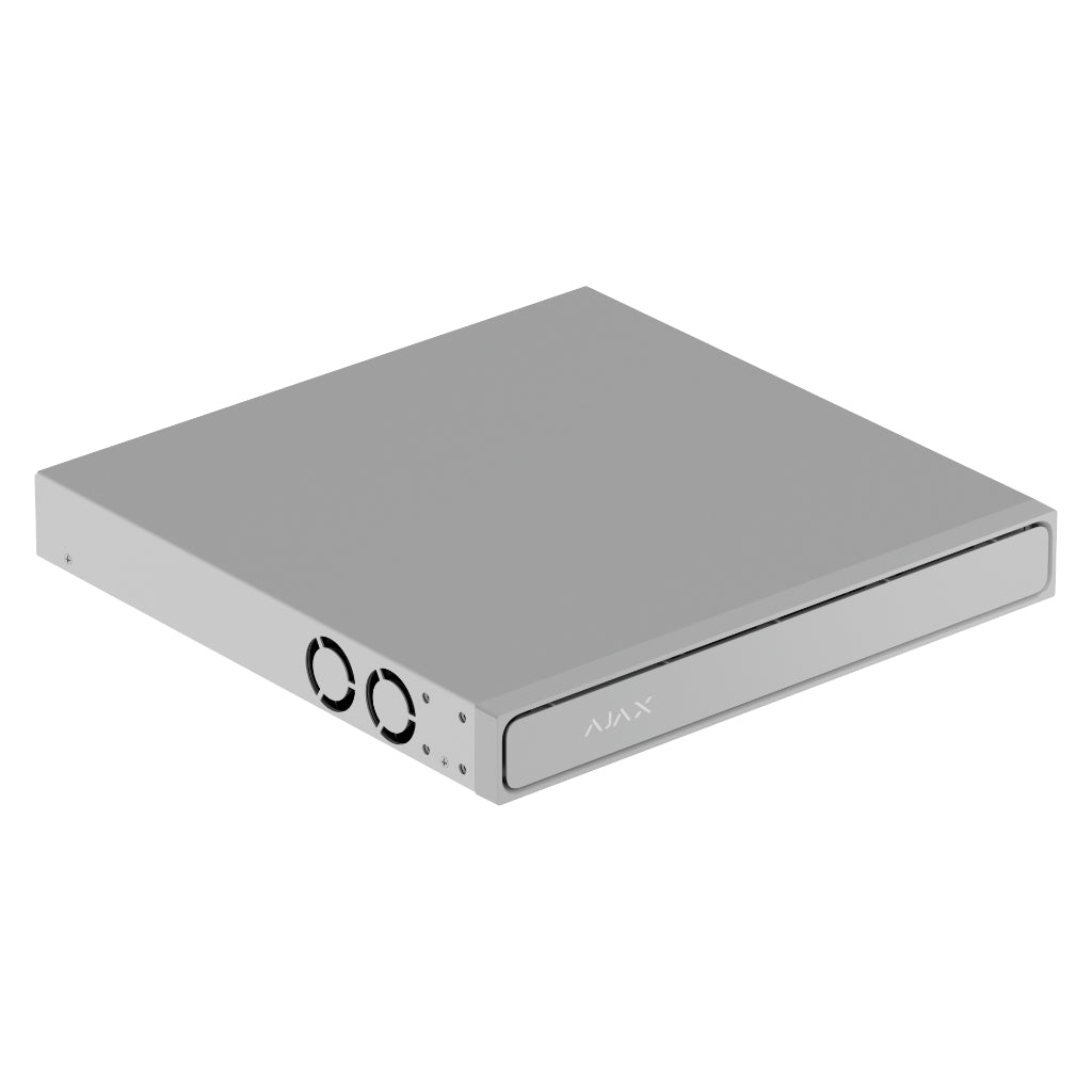 Ajax NVR H2D λευκό – δικτυακό καταγραφικό 4K HDMI με δύο hot-swap HDD