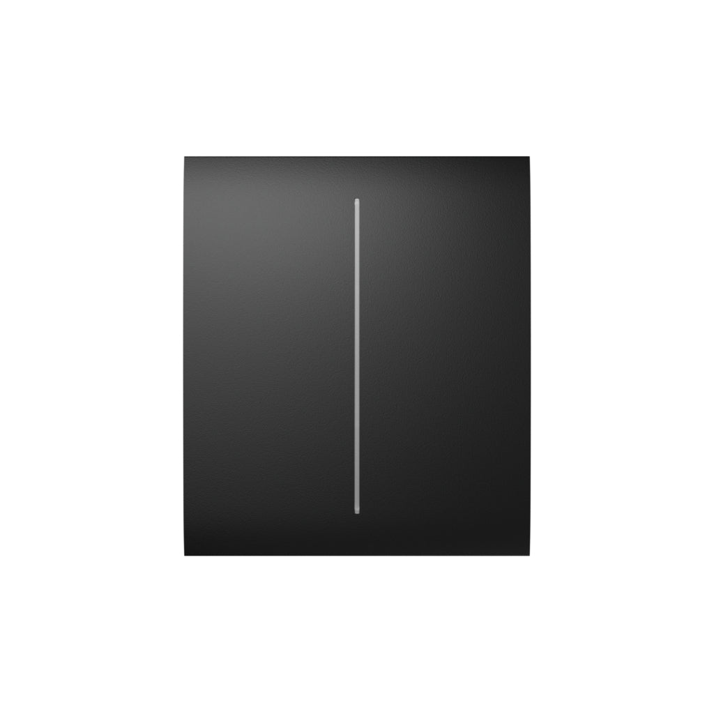 Ajax CenterButton 2-gang Black – 52180.140.BL
