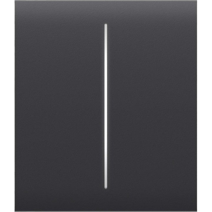 Ajax CenterButton (2-gang) [55] Graphite – 52182.140.GP