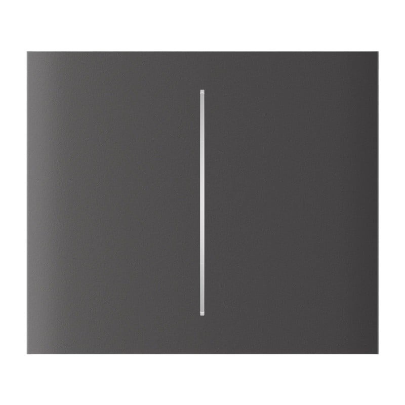 Ajax CenterButton (2-gang) Vertical [55] Grey – 83446.140.GR