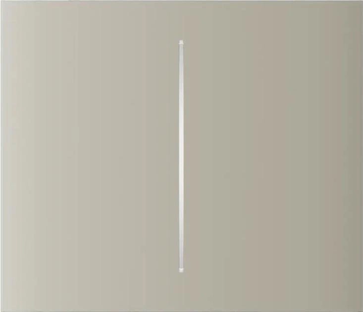 Ajax CenterButton (2-gang) Vertical [55] Ivory – 83447.140.IV
