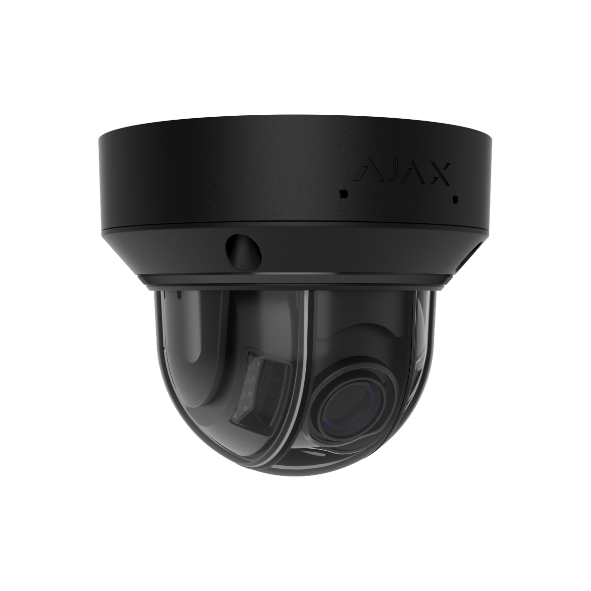 Ajax DomeCam HLVF 5MP μαύρη – varifocal IP κάμερα 2.8–12mm με Hybrid Light