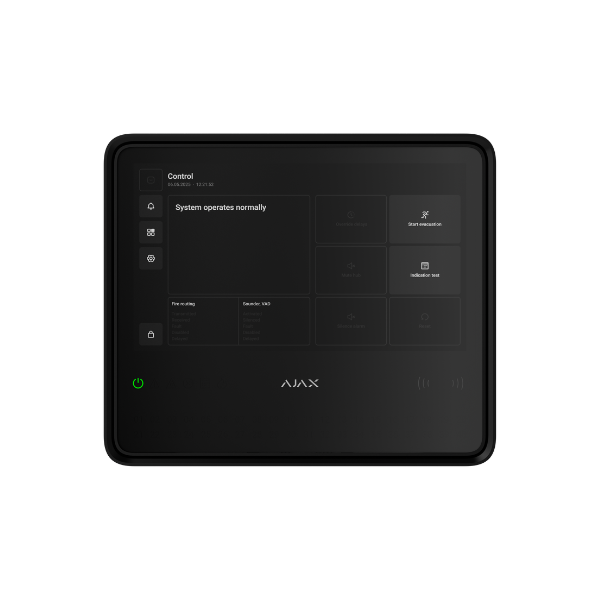 Ajax FireHub Jeweller Μαύρο – Fire Detection Controller EN54

Lifestyle image → Ajax EN54 Fire System Installation