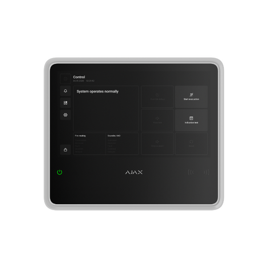 Ajax FireHub Jeweller Λευκό – EN54 Πιστοποιημένος Πίνακας Πυρανίχνευσης