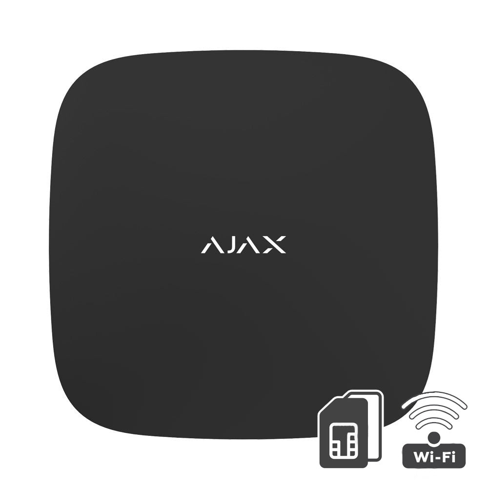Ajax Hub 2 Plus Μαύρο – Κεντρική Μονάδα Συναγερμού