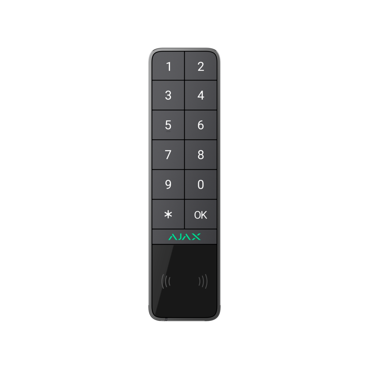 Ajax KeyPad Outdoor Jeweller graphite ασύρματο πληκτρολόγιο εξωτερικού χώρου
