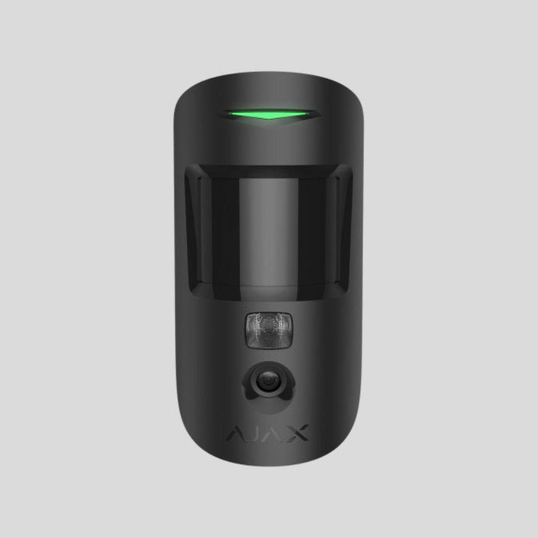 Ajax MotionCam Jeweller Μαύρο – Ανιχνευτής Κίνησης με Κάμερα Photo Verification