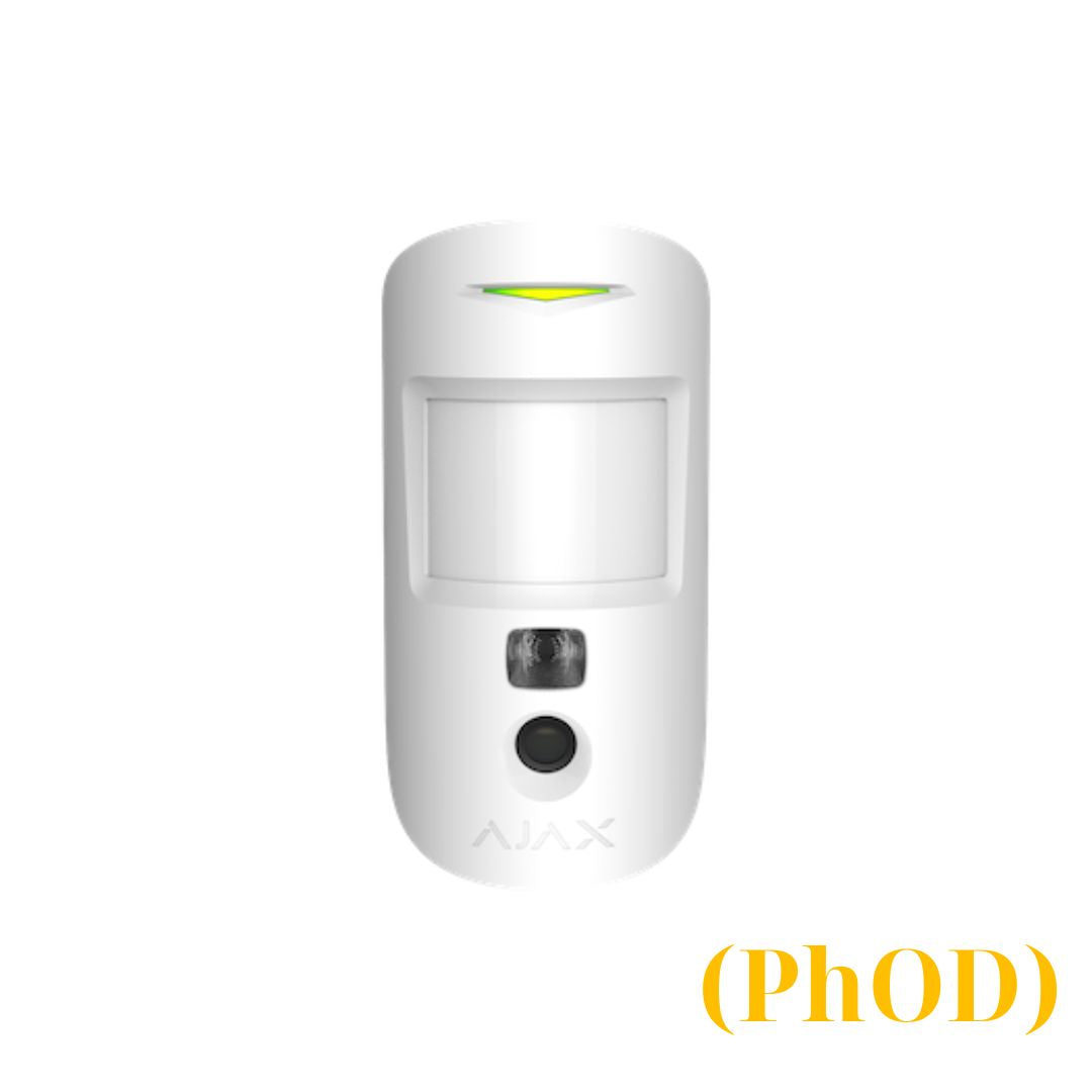 Ajax MotionCam (PhOD) Jeweller Λευκό – Ανιχνευτής Κίνησης με Κάμερα Photo on Demand