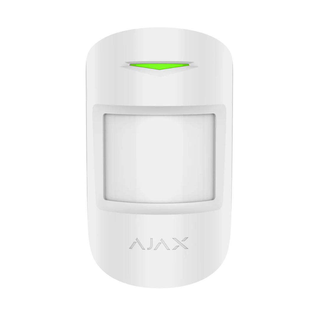 Ajax MotionProtect Plus Jeweller Λευκό – Διπλός Ανιχνευτής Κίνησης PIR + Microwave