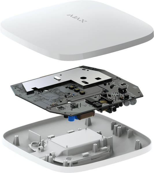 Ajax Rex Επαναλήπτης Σήματος (Range Extender) – Ενίσχυση Εμβέλειας Συστήματος Συναγερμού (Λευκό / Μαύρο)