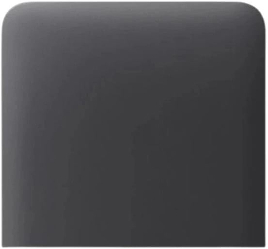Ajax SideButton (1-gang) Vertical [55] Graphite – 83453.143.GP