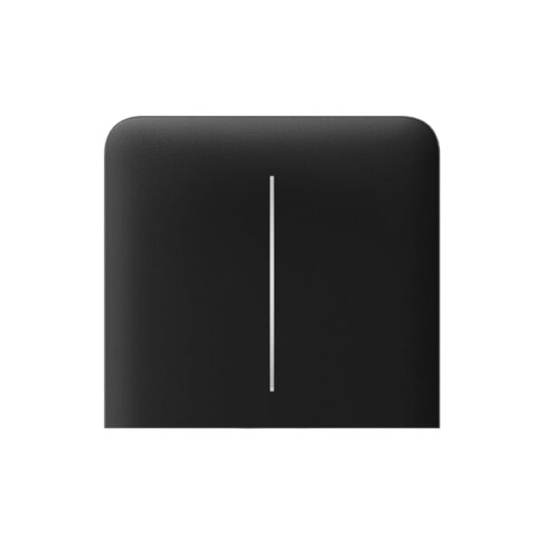 Ajax SideButton (2-gang) Vertical [55] Black – 83435.143.BL