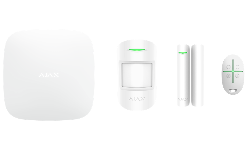 Ajax StarterKit Plus Λευκό – Πλήρες Ασύρματο Σύστημα Συναγερμού