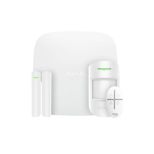 Ajax StarterKit 4G White – Hub 2 4G, MotionProtect, DoorProtect και SpaceControl