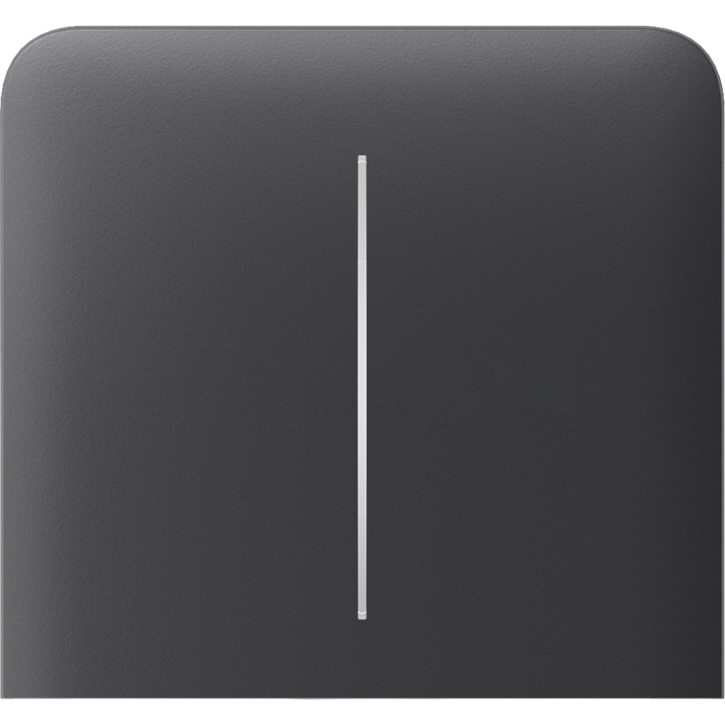 Ajax SideButton (2-gang) Vertical [55] Graphite – 83437.143.GP